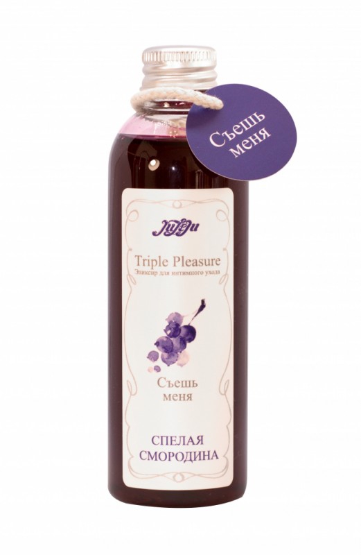 Масло для оральных ласк "Juleju" со вкусом "спелая смородина", 130ml 